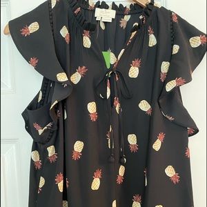 Kate Spade “by the pool” pineapple top.